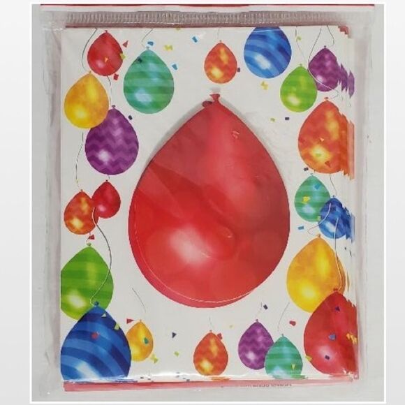 New Invitations Cards Balloon Universal Multicolor Pop Out Birthday - Picture 3 of 11